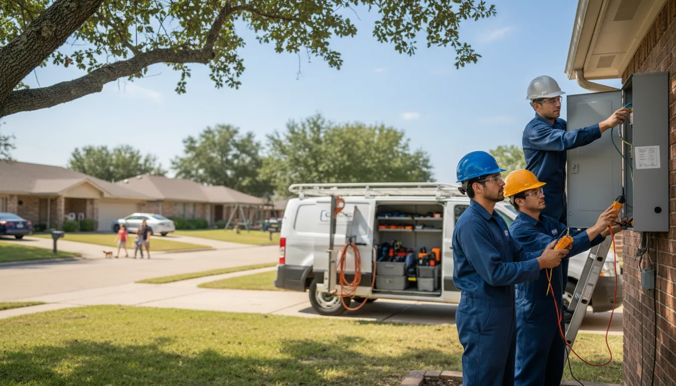 Certified electrician providing emergency electrical services in Glenville, WV